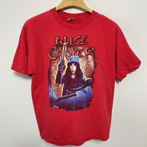 Vintage Alice Cooper Faded Rock Band T Shirt Sz XL 1999 Rock N Roll Carnival CM